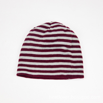 Striped Cozy Lazy Pile Hat